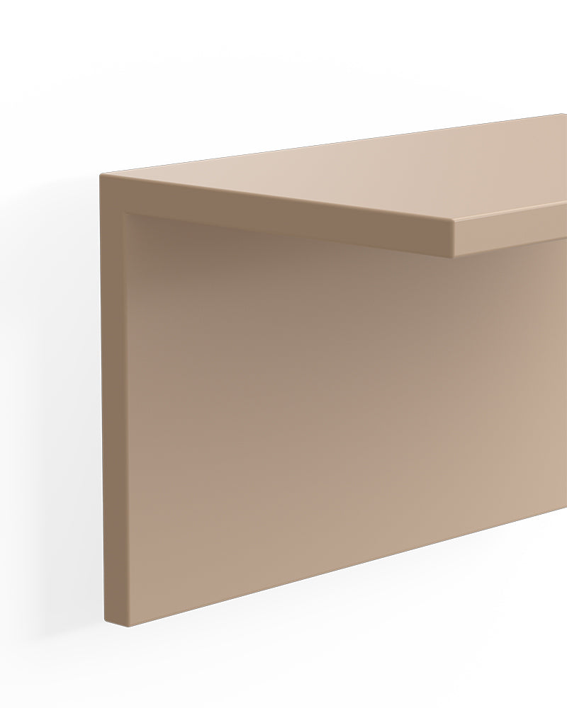 Display Cappuccino - 32cm shelf in beige melamine